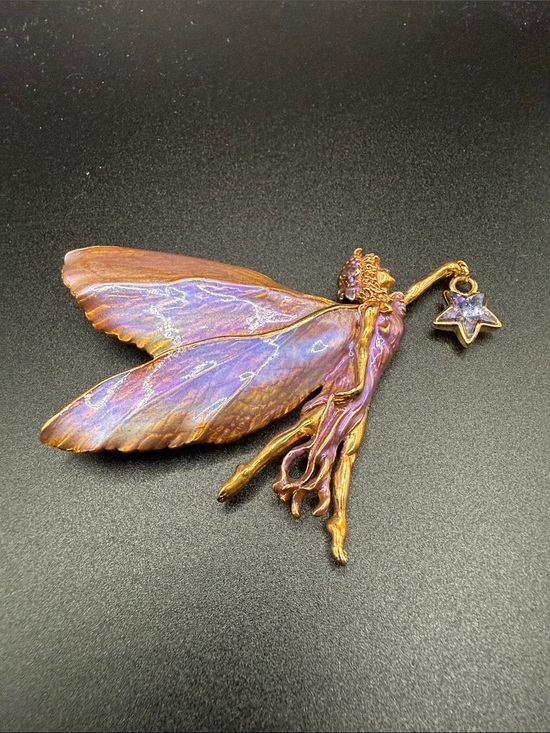 Kirks Folly Jewelry - Vintage Kirks Folly Aerial Fairy Brooch
